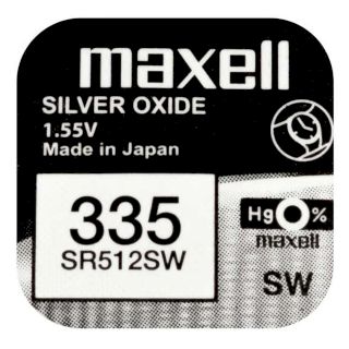 PILE SR512SW OXYDE ARGENT 335 1.55V 5.50mAh MAXELL