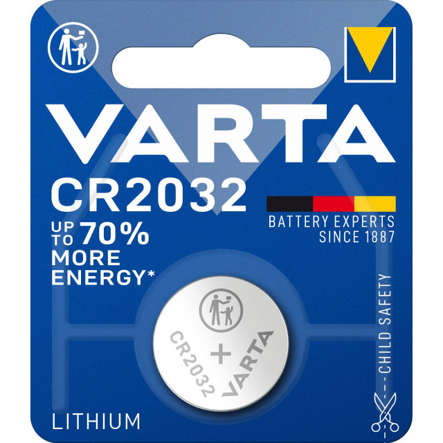 Boite de la pile de montres CR2032 de Varta