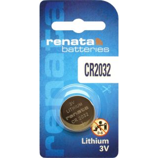Pile Bouton CR2032 Lithium 3V 225mAh Renata