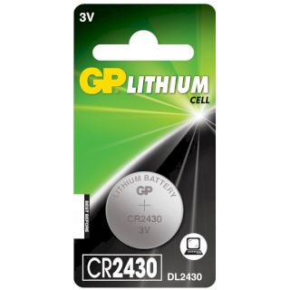 Pile Bouton CR2430 Lithium 3V 300mAh GP