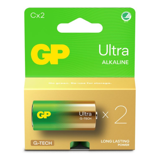 2 Piles C LR14 Ultra Alcalines G-TECH 1.5V GP