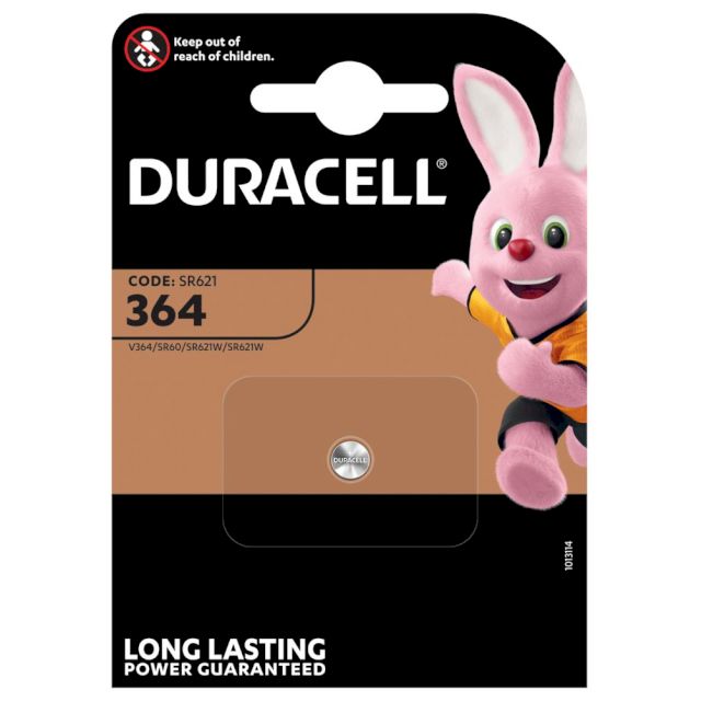 PILE D364 OXYDE ARGENT SR60 1.55V 28mAh BL1 DURACELL