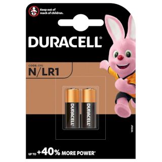2 Piles Alcalines LR1 MN9100 1.5V Duracell