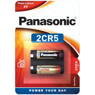 PILE LITHIUM PHOTO 2CR5 6V 1550 mAh BL1 PANASONIC