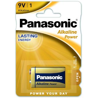Pile 9V 6LR61 Alcaline Power Panasonic