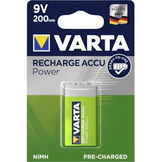 PILE RECHARGEABLE Accu Power NiMH HR9V RC22 200mAh BL1 VARTA