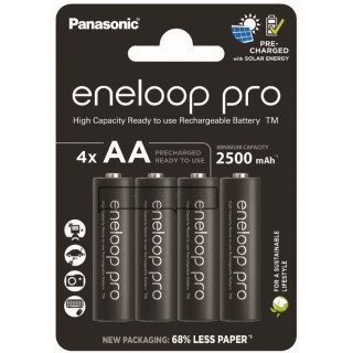Piles Rechargeables NiMH AA HR6 1.2V 2500mAh BL4 ENELOOP