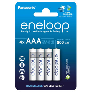 Piles Rechargeables NiMH AAA HR3 1.2V 800mAh BL4 ENELOOP