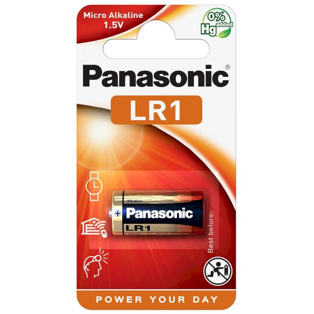 Pile Alcaline LR1 N MN9100 1.5V Panasonic