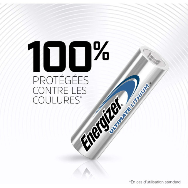 PILE AA FR6 L91 LITHIUM ULTIMATE 1.5v BL4 ENERGIZER
