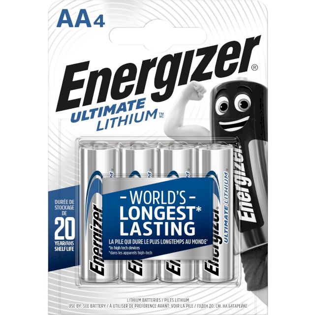 PILE AA FR6 L91 LITHIUM ULTIMATE 1.5v BL4 ENERGIZER