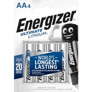 PILE AA FR6 L91 LITHIUM ULTIMATE 1.5v BL4 ENERGIZER