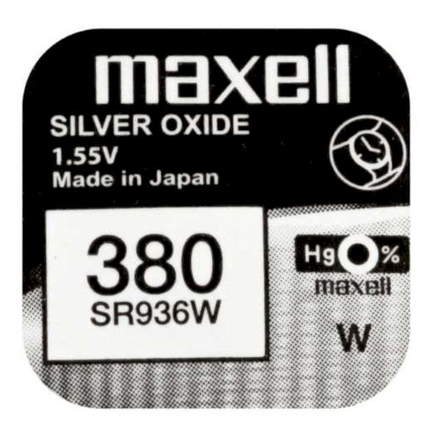 PILE SR936W 380 OXYDE ARGENT SR45 1.55V 70mAh MAXELL