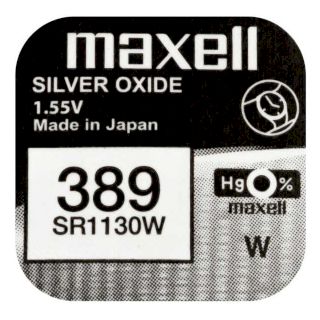 PILE SR1130W 389 OXYDE ARGENT SR54 1.55V 70mAh MAXELL