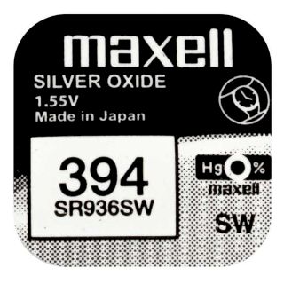PILE SR936SW 394 OXYDE ARGENT SR45 1.55V 70mAh MAXELL