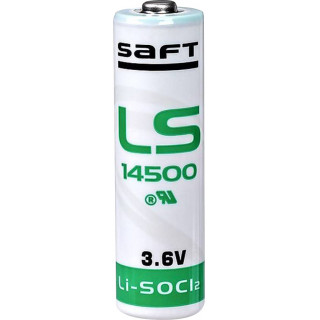 Pile LS14500 AA Lithium 3.6V 2600mAh Saft