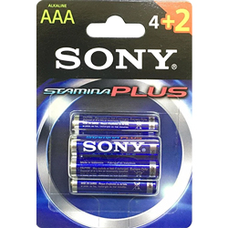 PILES LR03 ALCALINES STAMINA PLUS AAA 1.50V x8 SONY