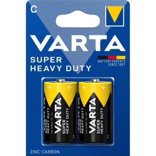 2 Piles Salines C LR14 Super Heavy Duty 1.5V Varta
