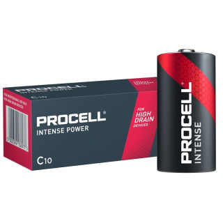 10 Piles LR14 PX1400 Alcalines C Intense 1.50V Duracell Procell