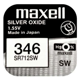 PILE SR712SW 346 OXYDE ARGENT 1.55V 10mAh MAXELL