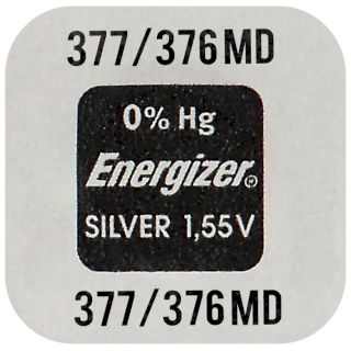 PILE 377/376 OXYDE ARGENT 1.55V 28mAh ENERGIZER
