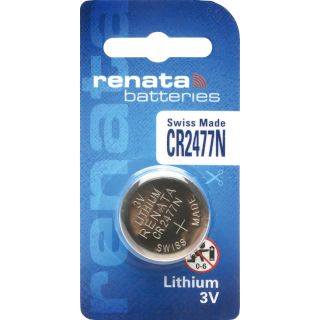 Pile Bouton CR2477N Lithium 3V 950mAh Renata