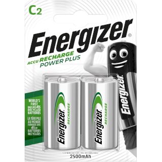 PILE RECHARGEABLE HR14 1.2V C 2500mAh BL2 ENERGIZER