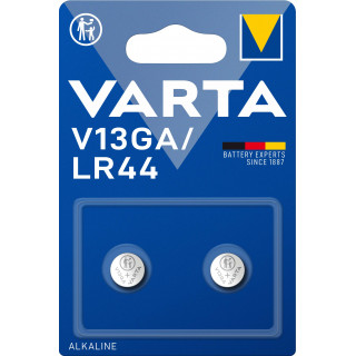 PILE V13GA ALCALINE LR44 1.5V 125mah BL2 VARTA