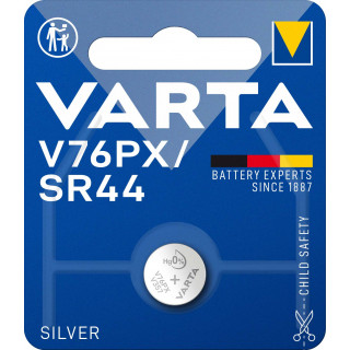 PILE SR44SW OXYDE ARGENT V76PX 1.55V 160mAh BL1 VARTA