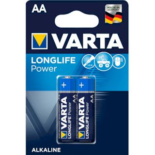 PILES LR06 ALCALINES Longlife Power 1.5V BL2 VARTA