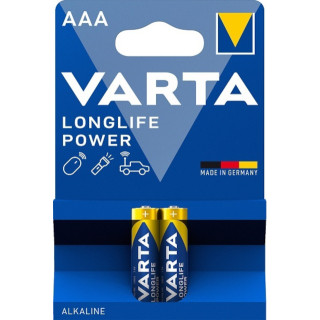 PILES LR3 ALCALINES Longlife Power AAA 1.5V BL2 VARTA