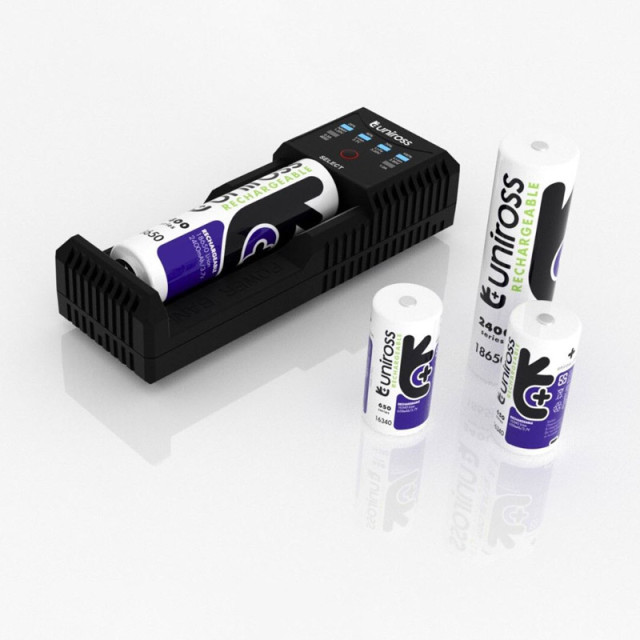 Chargeur de Piles Smart Mini 3T NiMH/NiCD/Li-Ion/LifePO4 UNIROSS