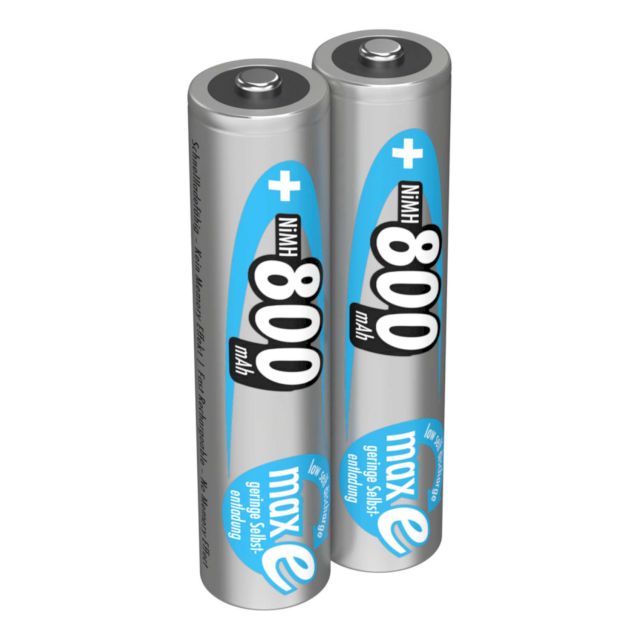 PILES RECHARGEABLES NiMH AAA HR03 1.2V 800mAh BL2 ANSMANN