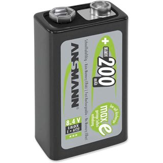 PILE RECHARGEABLE HR9V R22 NiMH 8.4V 200mAh ANSMANN