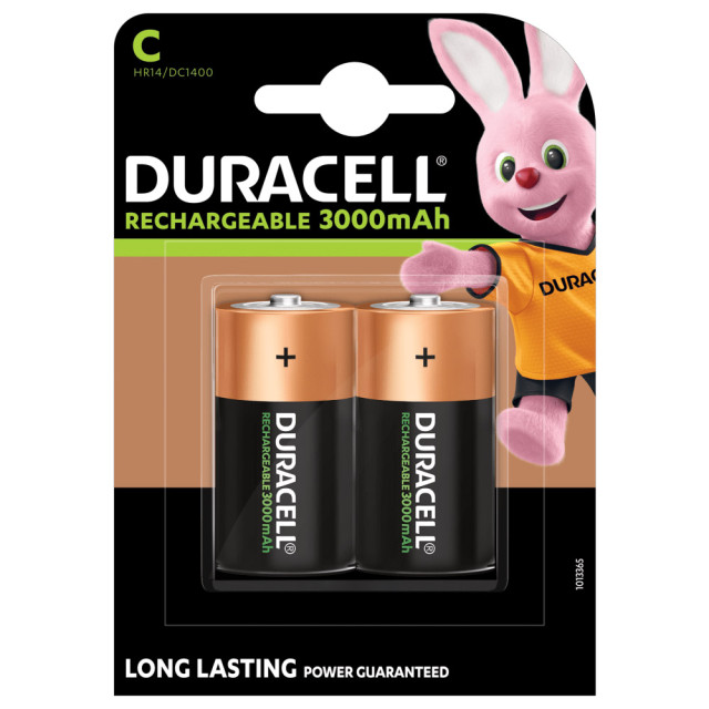 PILE RECHARGEABLE HR14 1.2V 3000mAh BL2 DURACELL