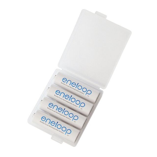 Piles Rechargeables AA HR6 NiMH 1.2V 2000mAh (Avec Boite) x4 ENELOOP
