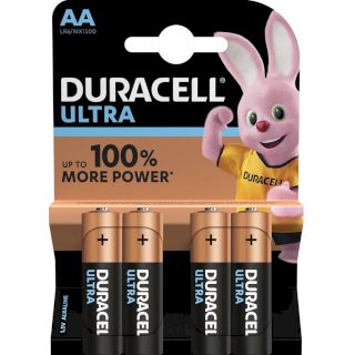 Piles alcalines Ultra LR6 AA MX1500 BL4 DURACELL