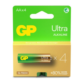 4 Piles AA LR6 Ultra Alcalines G-TECH 1.5V GP