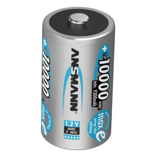 PILES HR20 RECHARGEABLES D NiMH 1.2V 10000mAh ANSMANN
