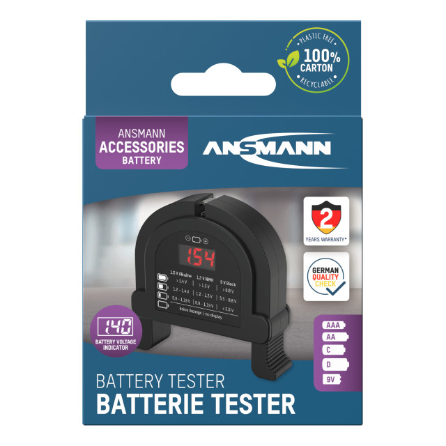Testeur de piles affichage digital ANSMANN