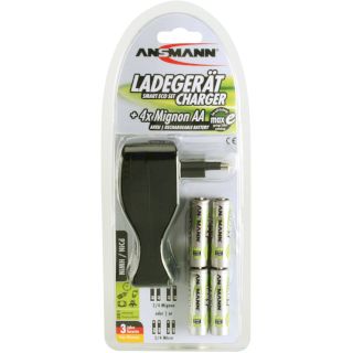 CHARGEUR DE PILES 2x AA ou 2x AAA + 4x HR6 800mAh ANSMANN