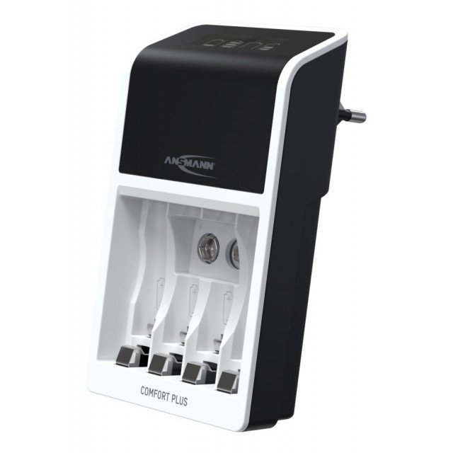 Chargeur de piles Comfort Plus 1-4 NiMH AAA / AA / 9V ANSMANN