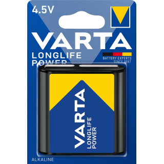 Pile Plate 3LR12 Alcaline Longlife Power 4.5V 6000mAh VARTA